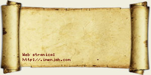 Anđela Dimić vizit kartica